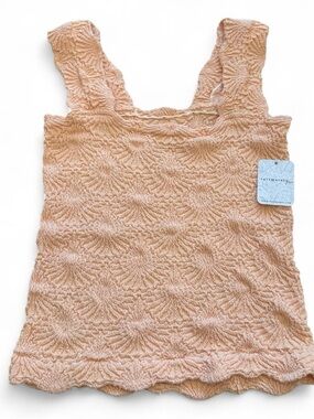 FREE PEOPLE INTIMATELY Textured Peach Tank Top